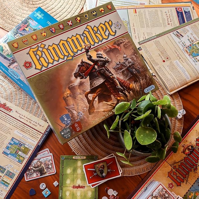 Kingmaker – Board Game by Gibsons Games -1-6 Players – 60-120 Minutes of Gameplay – Games for Game Night – Teens and Adults Ages 14+ - English Version