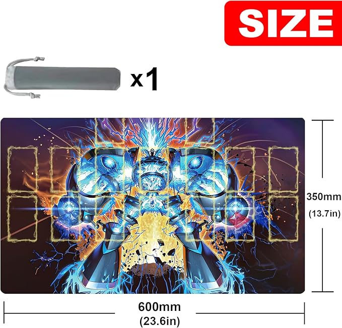 ygo playmat Gaming Competition Pad Mat Card Binder Deck 23.6x13.7in