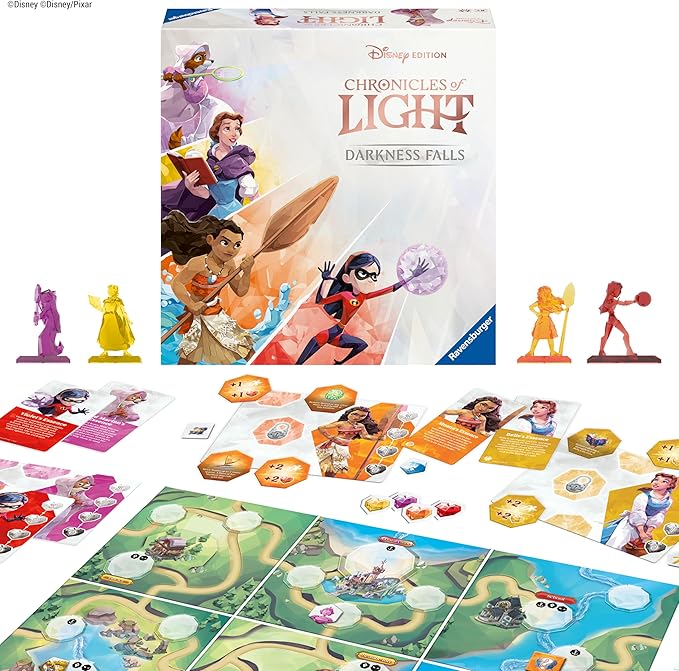 Ravensburger Chronicles of Light Darkness: Falls Disney Family Board Game for Ages 8 and Up