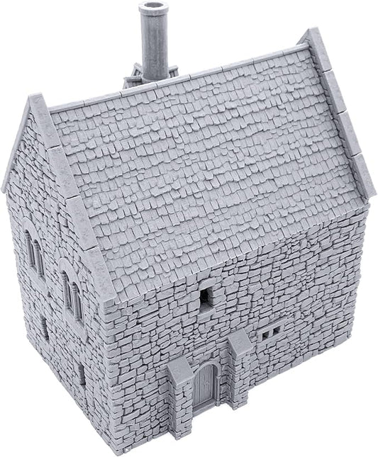 EnderToys Norman Stone Manor by Printable Scenery, 3D Printed Tabletop RPG Scenery and Wargame Terrain 28mm Miniatures
