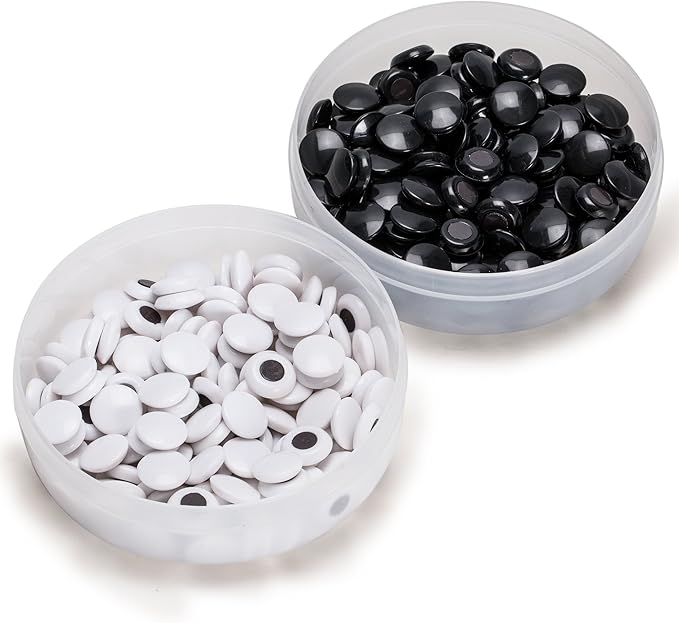 Yellow Mountain Imports Large Magnetic 19x19 Go Game Set Board (14.6-Inch) with Single Convex Stones - Folding, Portable, and Travel Ready Set