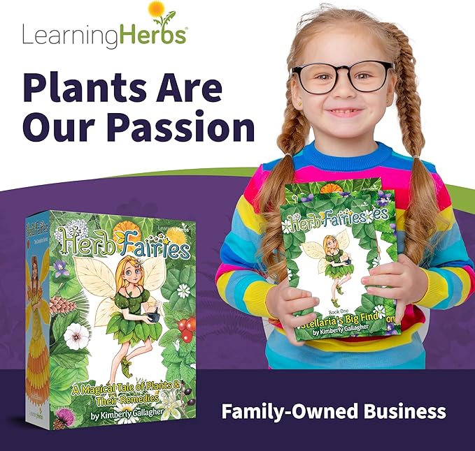 Herb Fairies: 13-Book Box Set & Digital Learning System - Explore Plants & Healing Herbs Through Engaging & Educational Stories - Includes Audiobooks, Printables, Recipes, Crafts, Puzzles & Games