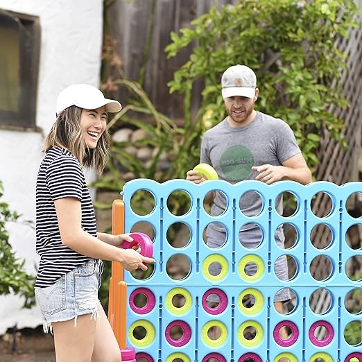 ECR4Kids Jumbo 4-To-Score, Giant Game, Vibrant