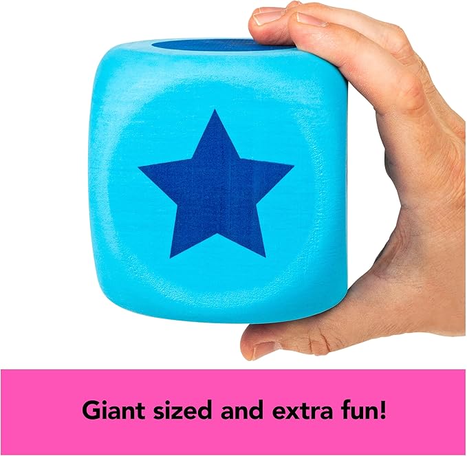 Spin Master Games, Left Center Right Giant Edition, Family Game for Indoor & Outdoor Fun with Big Oversized Board, for Family and Kids, 2-4 Players, Ages 6 & Up