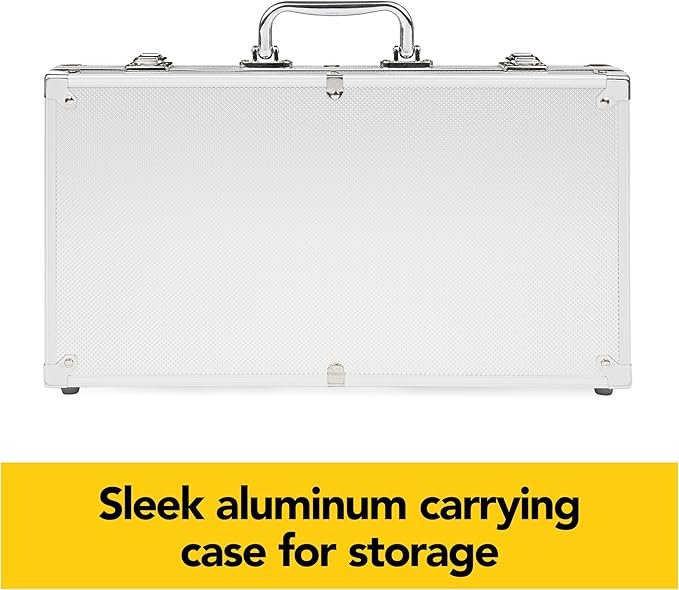 Spin Master Games, Cardinal Classics, 300-Piece Poker Set with Aluminum Carrying Case & Professional Weight Chips & Poker Dice, for Ages 8+