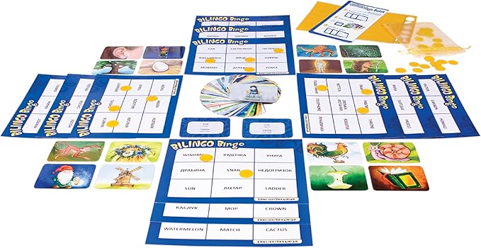 Bilingo Bingo - Bilingual Game English/Ukrainian by Terra Oris