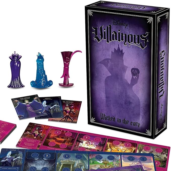 Ravensburger Disney Villainous Wicked to The Core - Strategy Board Game for Kids & Adults Age 10 Years Up - Can Be Played as a Stand-Alone or Expansion