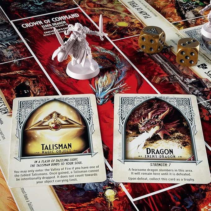 Avalon Hill Talisman: The Magical Quest Board Game, 5th Edition | Fantasy Tabletop Adventure Games | Ages 12 and Up | 2 to 6 Players | Roleplaying Strategy Games