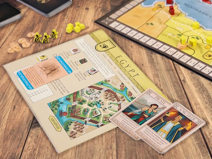 ARQAs Historical Strategy Board Game, Epic Diplomacy Game for Adults, Teens, Chronicling Expanding Adventure Events, Witness Unforgettable Family Night Journey with ARQAs Classic Game for 2-4 Players