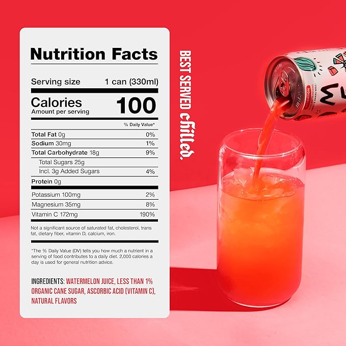 Mela Watermelon Water (12-Pack) - Natural Watermelon Juice Drink with Vitamin C, Electrolytes, Antioxidants - Coconut Water Alternative, Real Fruit Juice, Gluten-Free (Original, 11.15 fl oz)