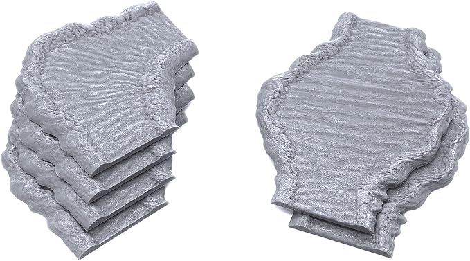 Modular Waterways, 3D Printed Tabletop RPG Scenery and Wargame Terrain for 28mm Miniatures