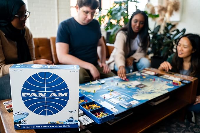 Funko Games Pan Am Board Game, Strategy Board Game, 2-4 Players 6 and Up