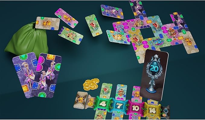 Gardlings Board Game - Whimsical Garden-Building Strategy Game with Tile Placement & Resource Management, Fun for Family, Kids & Adults, Ages 8+, 1-4 Players, 30 Min Playtime, Made by Surfin' Meeple