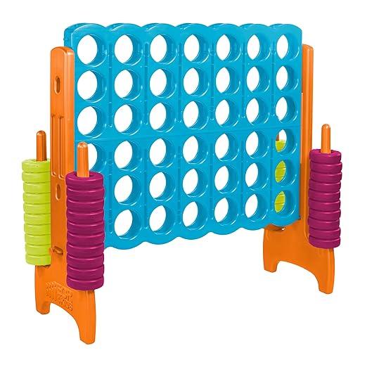 ECR4Kids Jumbo 4-To-Score, Giant Game, Vibrant