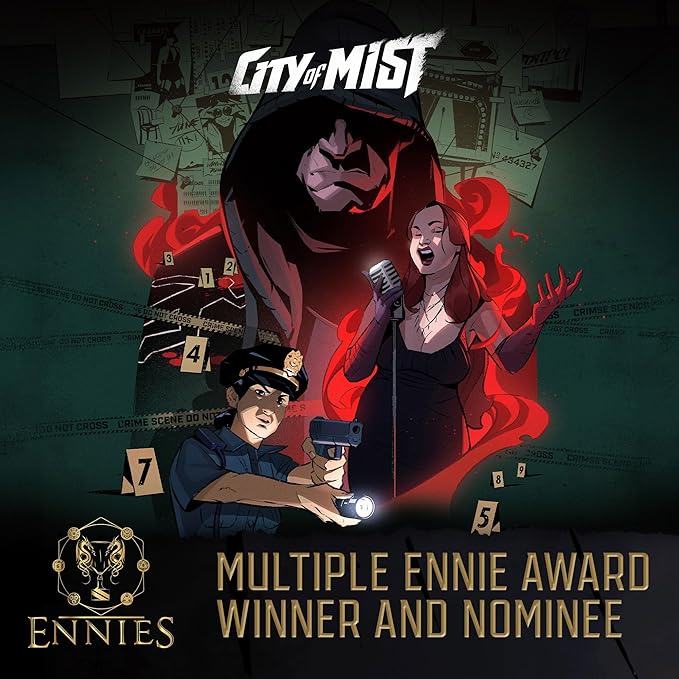 City of Mist MC Toolkit for Master of Ceremonies – TTRPG Tabletop Role Playing Game Instructions Book – Urban Fantasy Narrative RPG Tabletop RPG Instructions