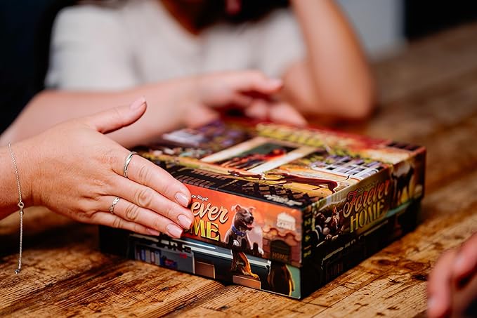 Forever Home: A Game of Second Chances for Shelter Dogs by Birdwood Games, Family Board Game, Blue