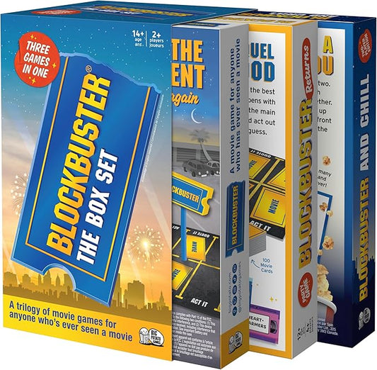 Blockbuster Trilogy Party Game for Teens and Adults, Movie Board Game Night