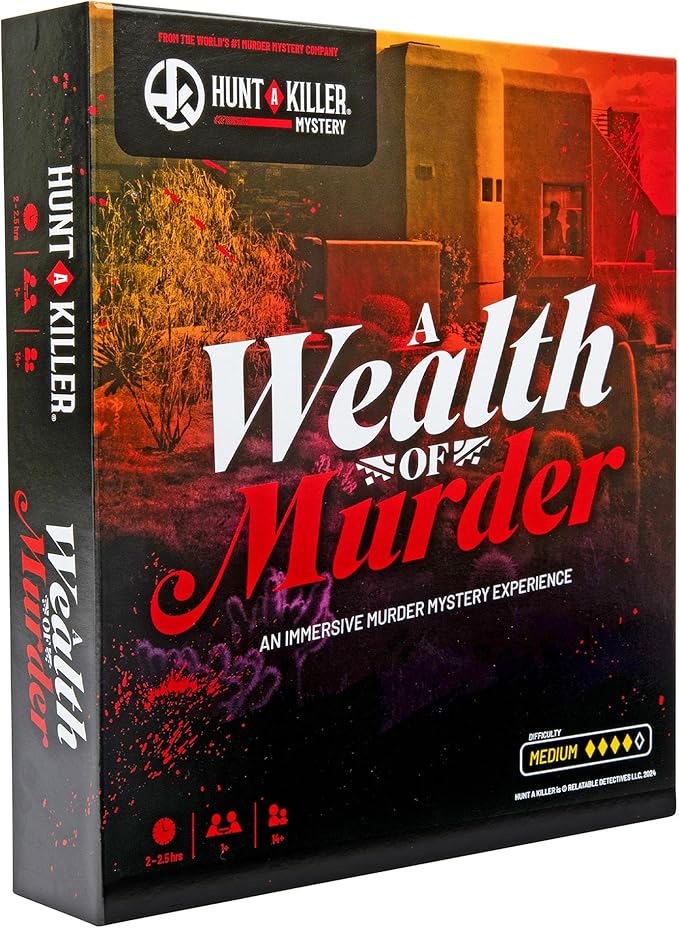 Hunt A Killer: A Wealth of Murder, an Immersive True Crime Experience, for Fans of Criminal Minds and Forensic Files, Includes 120-150 Minutes of Explicit Content, Appropriate for Ages 14+