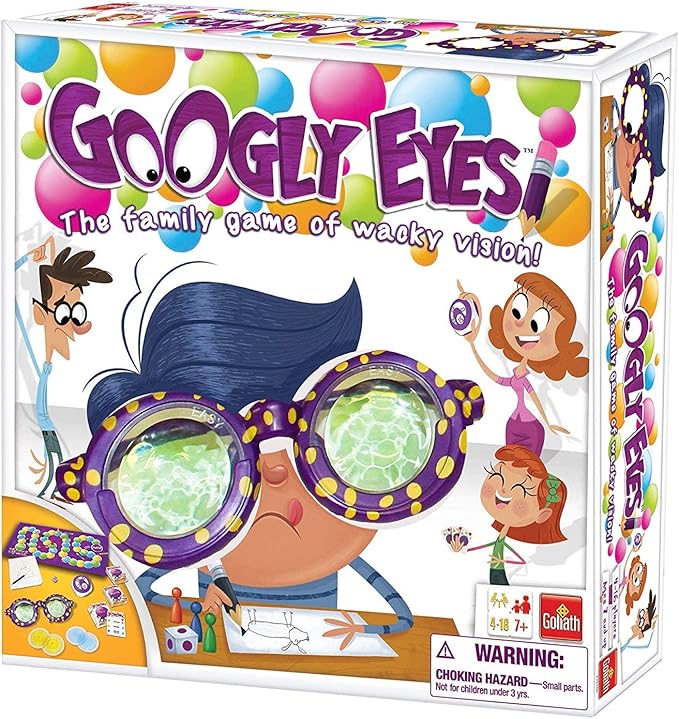 Googly Eyes Game — Family Drawing Game with Crazy, Vision-Altering Glasses