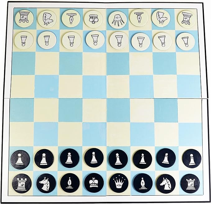 Create Your Own Board Game (Blank Checkers & Chess)