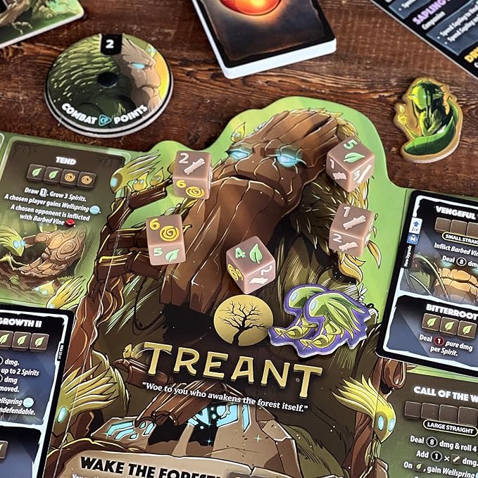 Two Hero Box - Treant v Ninja - Fast Playing Collectible Tabletop Game