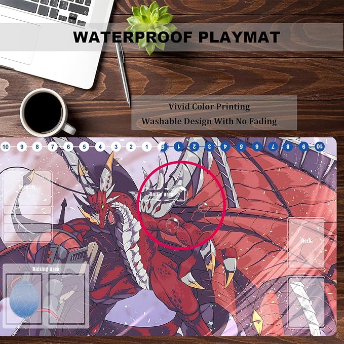 DTCG playmat Duel Mat Gaming Competition Pad Card Binder Deck 35x60CM 13.7x23.6in