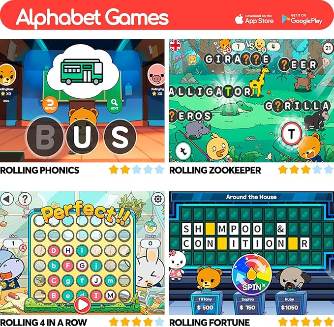 Interactive Edutainment Games for Family | App-Connected Learning Games | Physital Boardgame Console for Entire Family | Multilingual Edutainment Games (Family Pack)