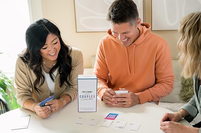 Couples Connection Party Game - The Game About How Your Mate Ranks Things - Adult Card Game for Partners, Husbands, Wives, Girlfriends, Boyfriends and Board Games Night with Your Group