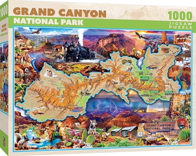 MasterPieces - 1000 Piece Jigsaw Puzzle, Grand Canyon National Park, Fun for Adults, Family, Kids 19.25"x26.75"