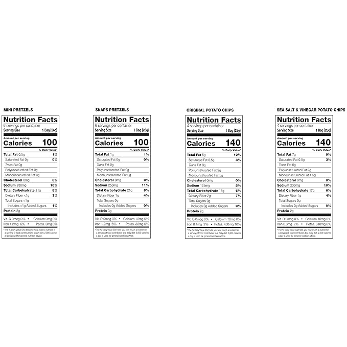 Snyder's of Hanover and Cape Cod Classic Mix Variety Pack, 20 Count Snack Bags