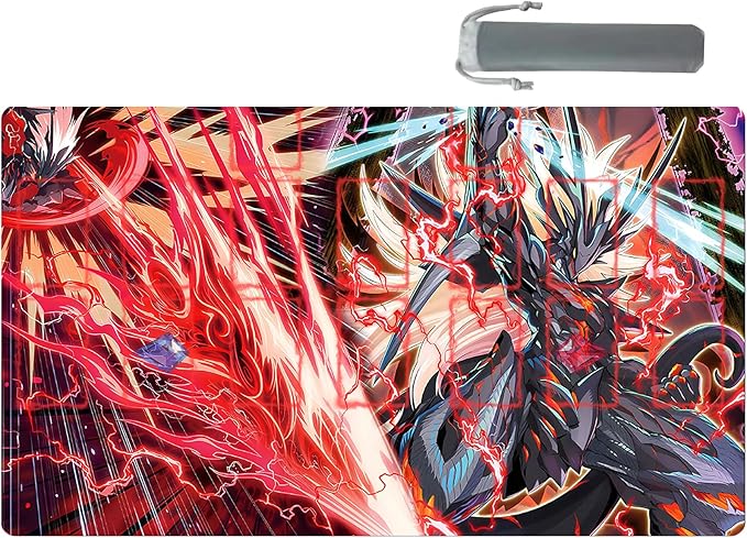 ygo playmat Gaming Competition Pad Mat Card Binder Deck 23.6x13.7in