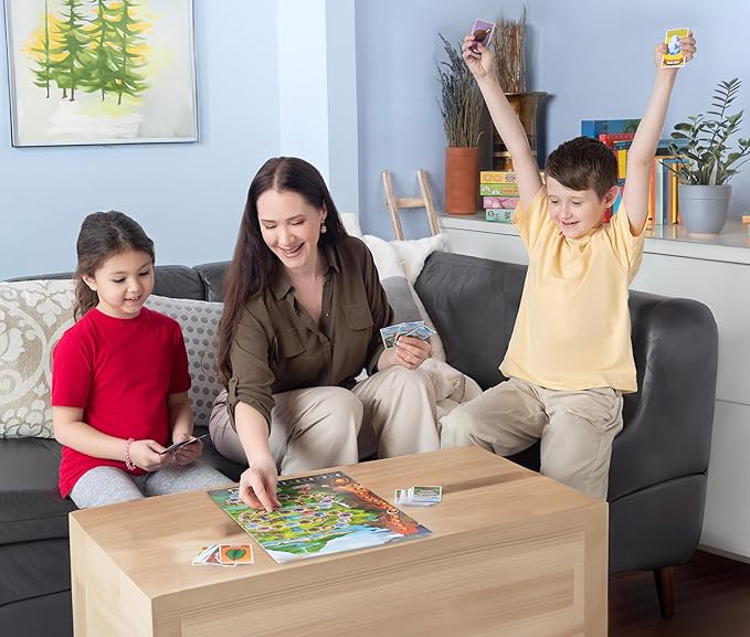 Jumping High Fives Baby Dinosaur Rescue Board Game - Cooperative Dinosaur Game for Kids Ages 4 and Up - Help The Dinos Race to The Island, Easy to Learn and Great for Family Fun Time