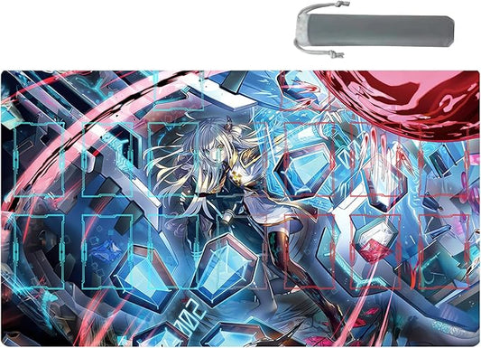 ygo playmat Gaming Competition Pad Mat Card Binder Deck 23.6x13.7in