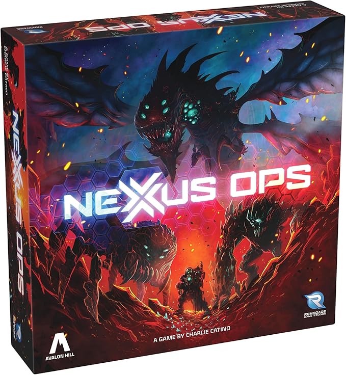 Renegade Game Studios: Nexus Ops - Strategy Board Game, Carry Out Secret Missions & Control The Mines to Collect Rubium, Ages 14+, 2-4 Players, 90 Min