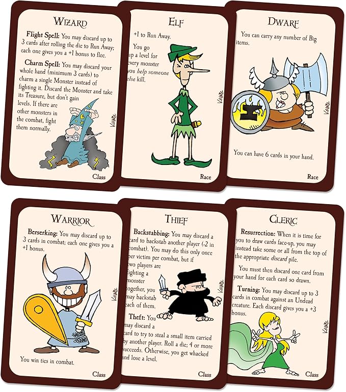 Munchkin Deluxe Board Game (Base Game), Family Board & Card Game, Adults, Kids, & Fantasy Roleplaying Game, Ages 10+, 3-6 Players, Avg Play Time 120 Min, From Steve Jackson Games