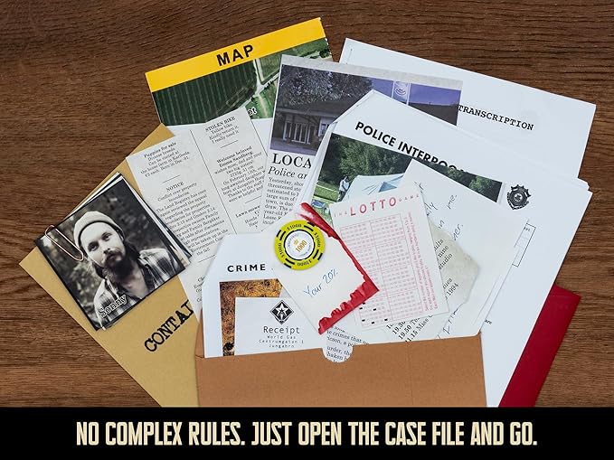 Cold Case Cames – The Man on The Field – an Authentic Murder Mystery Game