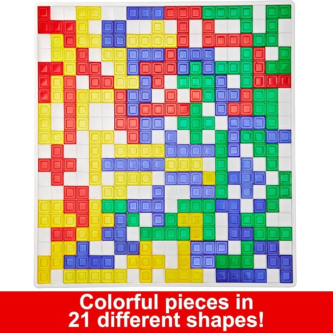 Mattel Games Blokus Strategy Board Game, Family Game for Kids & Adults with Colorblind Accessible Pieces & Just One Rule