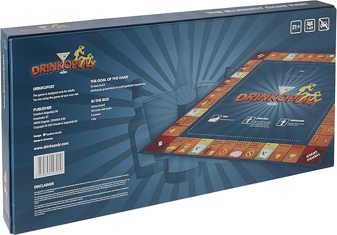 – The King of Drinking Games – Combined Board/Table Party Games for Adults and Students with 50 Expansion Cards with Tasks, An (Un)Forgettable Experience, A Drinking Game Gift Set