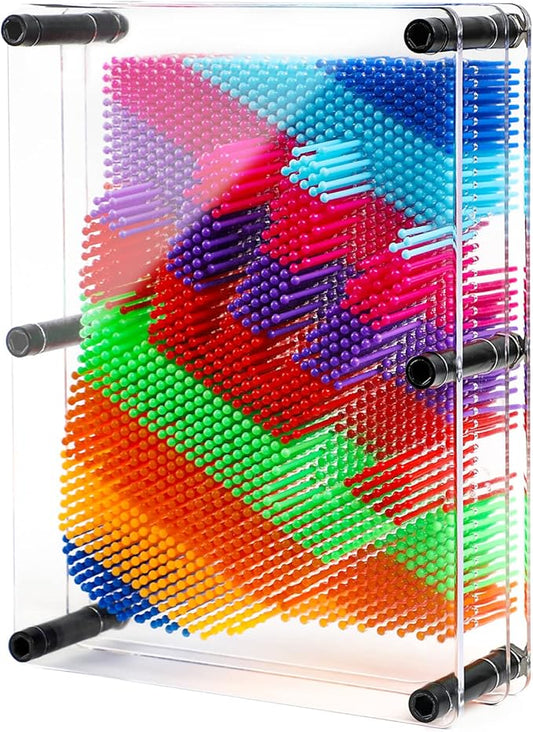 3D Pin Art Sensory Toys for Kids 5-7, Pin Art Board Impression Sensory Toys for Kids with Autism, Autism Gifts for Autistic Children Age 3, 4, 5, 6, 7, 8, 9, 10+ Years Old Boys Girls