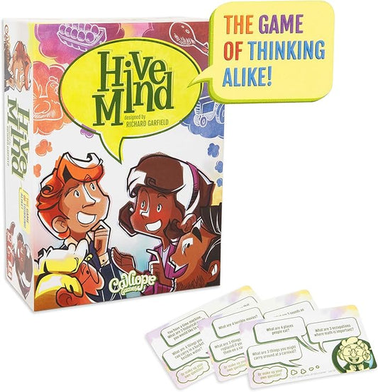 Hive Mind by Calliope How Well Do You Think Alike Fun Kids Games 8-12 3+ Players Activities for Families and Adults Ages 8+