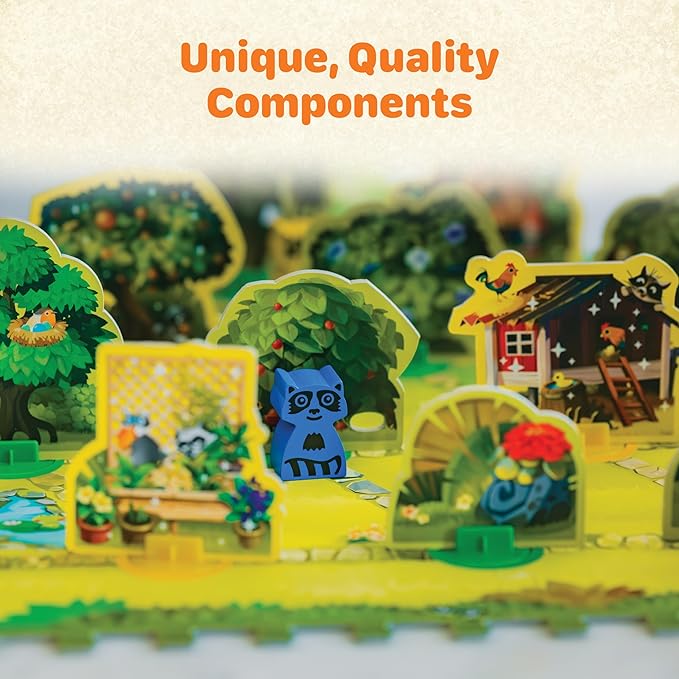 Ravensburger Garden Heist Board Game for Kids Ages 6 and Up – Family Fun Hide and Seek with Raccoons