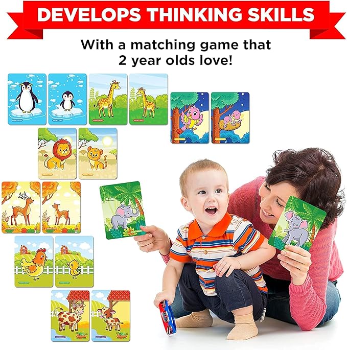 Toys for 2 Year Old Boys/Girls | Gift for 2 Year Old Kids | Board Books and Fun Activities |Learning and Educational Toys & Games (1 Box Set)