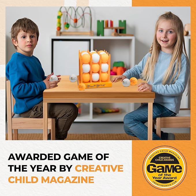 Game Set (Marbled Edition) Multiplayer Fun Games for Kids & Adults - Bounce Ball Games w/Multiple Battle Styles - Ultimate Family Games - Gifts for Teenage Boys & Girls