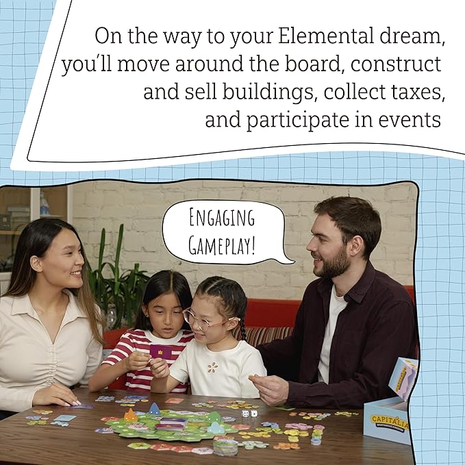 Family Board Game | Board Game for Adults and Family | Adventure Board Game | Ages 5+ | for 2 to 7 Players | Average Playtime 30-45 Minutes (Capitalia)