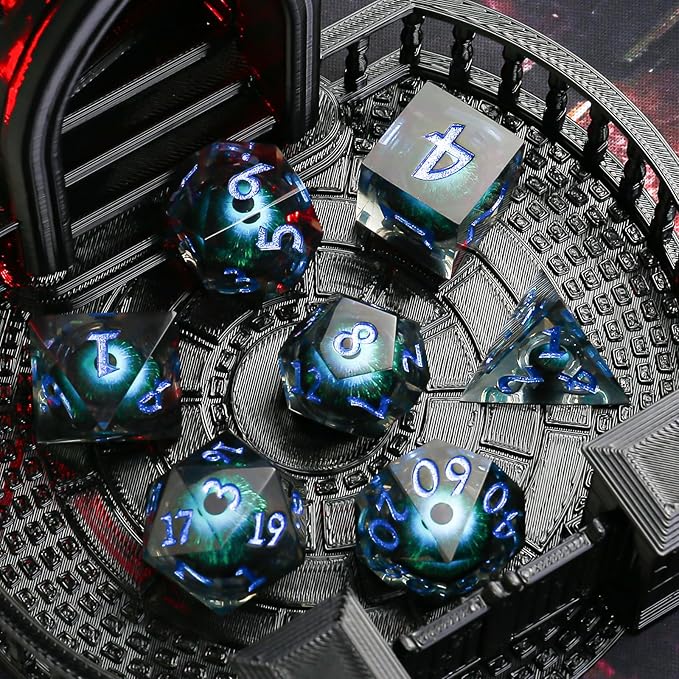 DND Dice Set, Dragon Eye Dice for Dungeons and Dragons Dice Role Playing Table Games