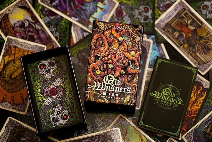 Cthulhu Collection Tarot Cards 78 Cards Divination Tool Fate Forecasting Cards Game Set Board Game (Tarot)