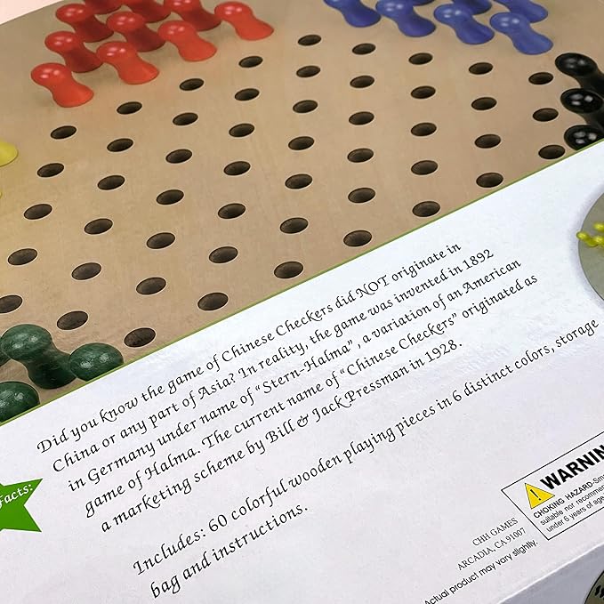 17" Jumbo Chinese Checker