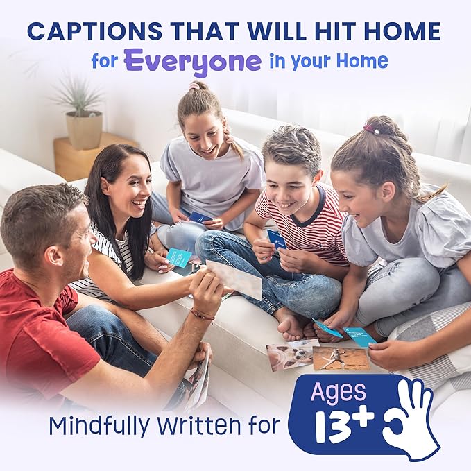 for Family Fun– Clean, Hilarious Bible Game with 75 Memes & 360 Faith-Based Captions – Family Meme Game, Christian Gift for Teens & Adults 10+, & Youth Group Bible Card Game