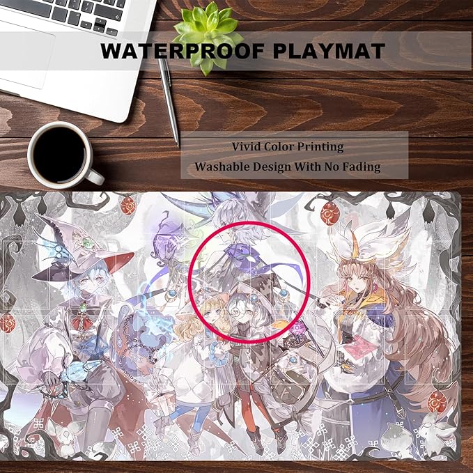 ygo playmat Gaming Competition Pad Mat Card Binder Deck 23.6x13.7in