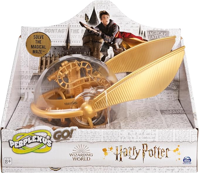 Spin Master Games, Perplexus Harry Potter 3D Puzzle Ball, Gravity Maze Fidget Toys, Sensory Games, Harry Potter Toys, Brain Teaser Puzzle for Teens & Kids, for Ages 8 & Up